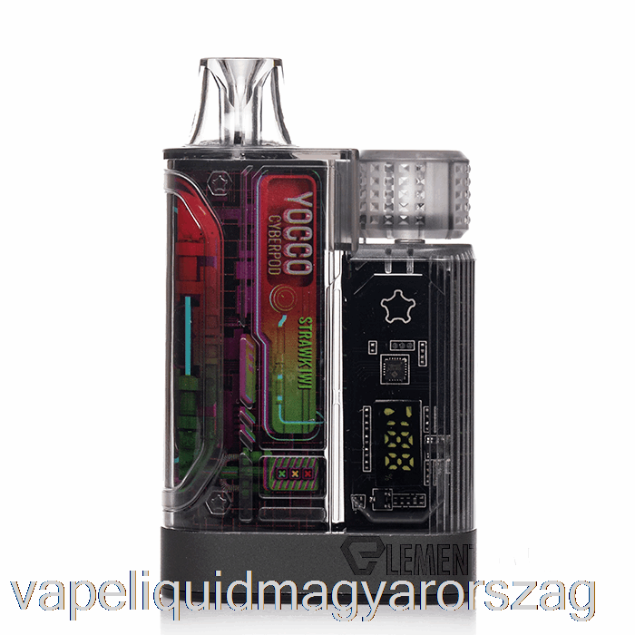 Yocco Cyberpod 12000 Eldobható Strawkiwi Vape Folyadék